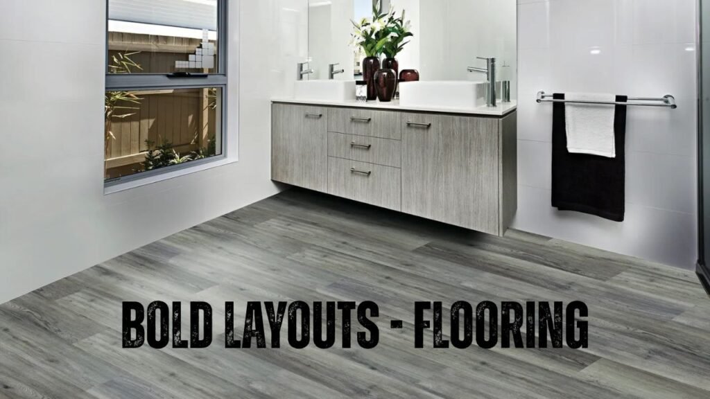 This image captures a minimalist living area with sustainable flooring, a popular 2025 trend in Frankston and Mornington Peninsula homes.