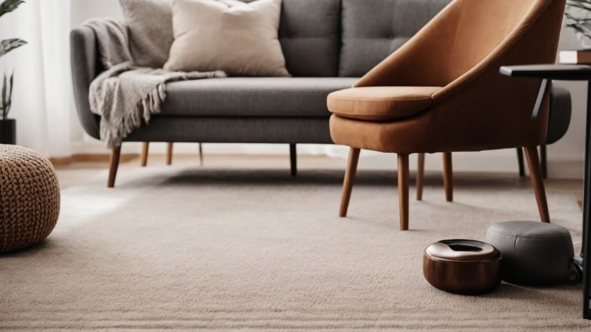 Carpeted living room showcasing products from dealers in Mornington and Carrum Downs.