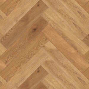 Blonde Oak Herringbone flooring