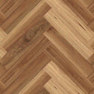 Premium NSW Spotted Gum flooring in an elegant herringbone design. NSW Spotted Gum herringbone hybrid flooring – Flooring Gallery Frankston